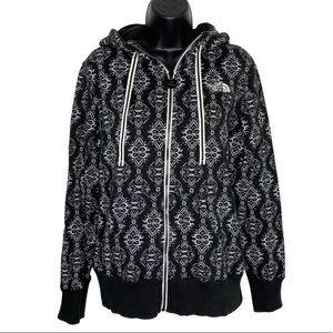 The North Face / Damask Pattern Full Zip Hoodie
